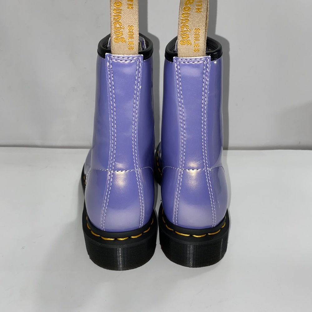 DR MARTENS 1460 VEGAN BOOT IN PURPLE HEATHER - Picture 10 of 11